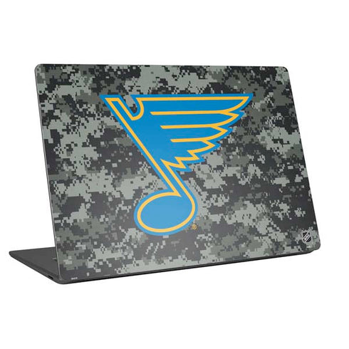NHL St. Louis Blues Camo Universal Laptop 16.6in (13.4 x 9.7in) Skin